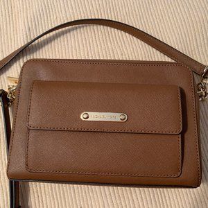 SOLD Michael Kors Leather Crossbody Bag
